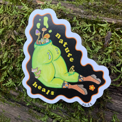 Fungus Lava Butt Sticker