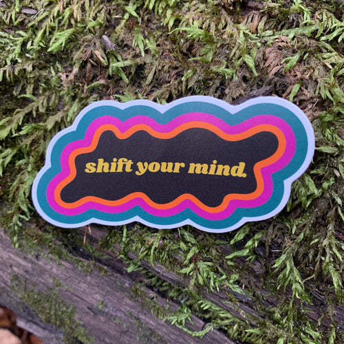 Shift Your Mind Cloud Sticker